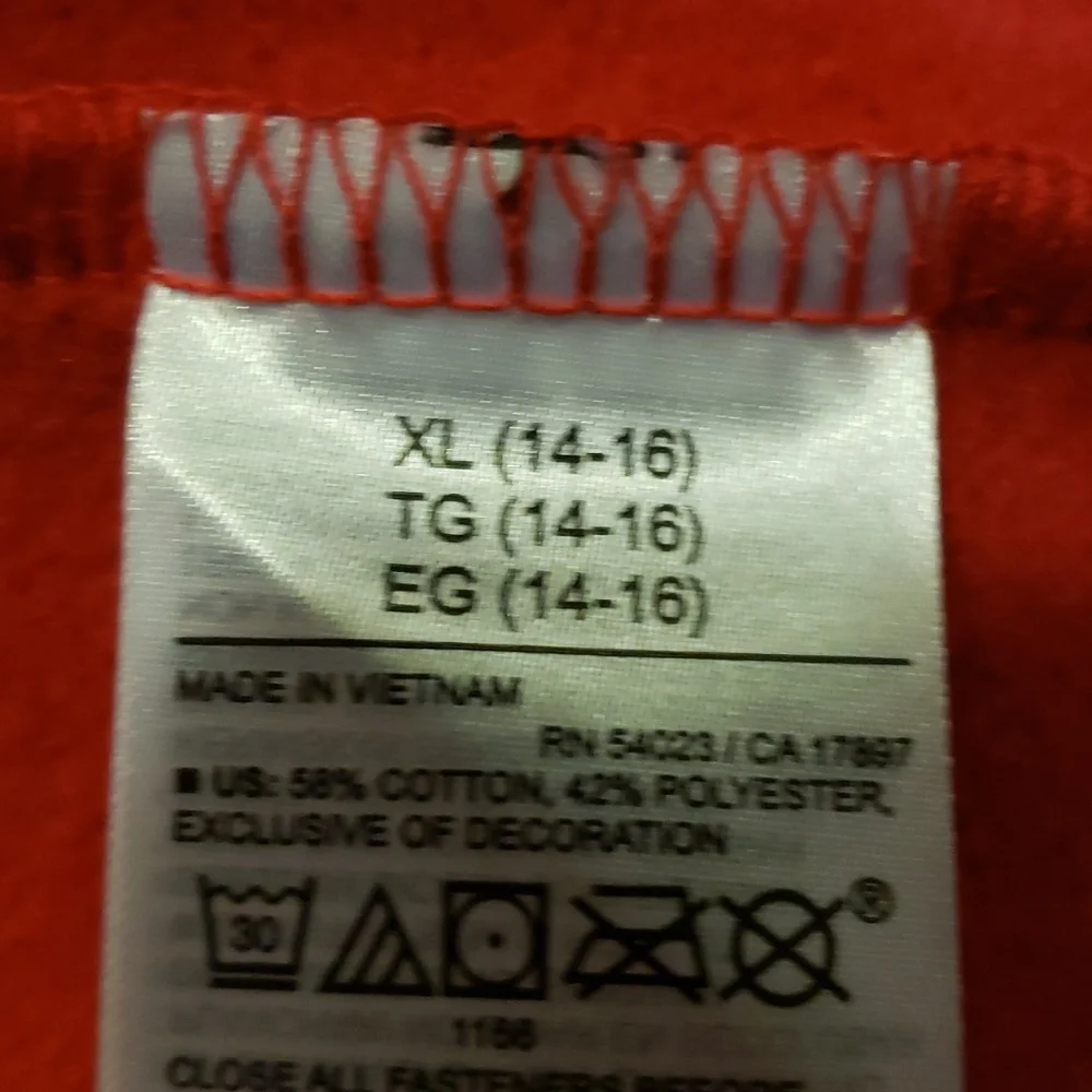 Old Navy Red cotton Blend Hoodie - Picture 7 of 8